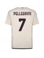 Moški Nogometna dresi replika AS Roma Lorenzo Pellegrini #7 Gostujoči 2023-24 Kratek rokav